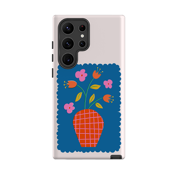 Samsung Tough Case - Floral Stamp