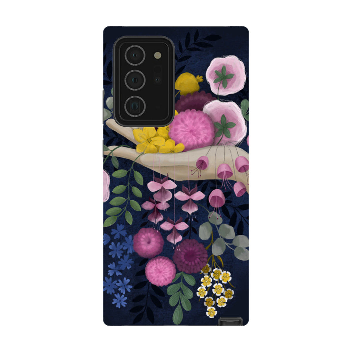 Samsung Tough Case - Flower Hand By Bex Parkin