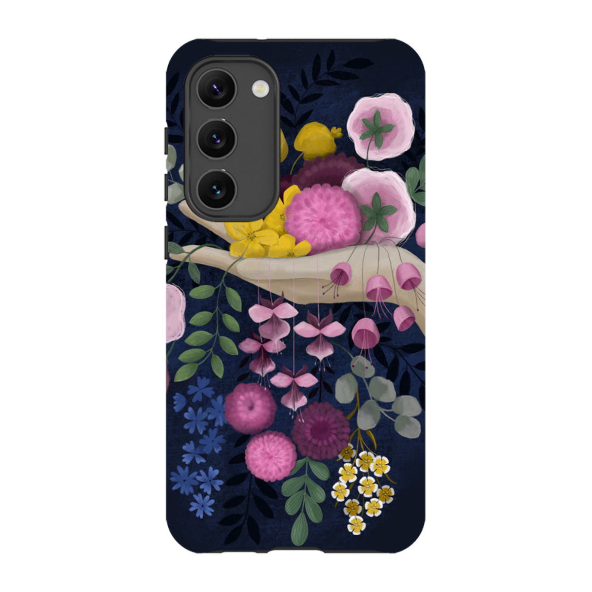 Samsung Tough Case - Flower Hand By Bex Parkin