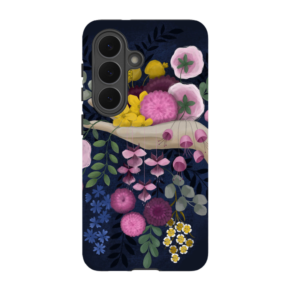 Samsung Tough Case - Flower Hand By Bex Parkin