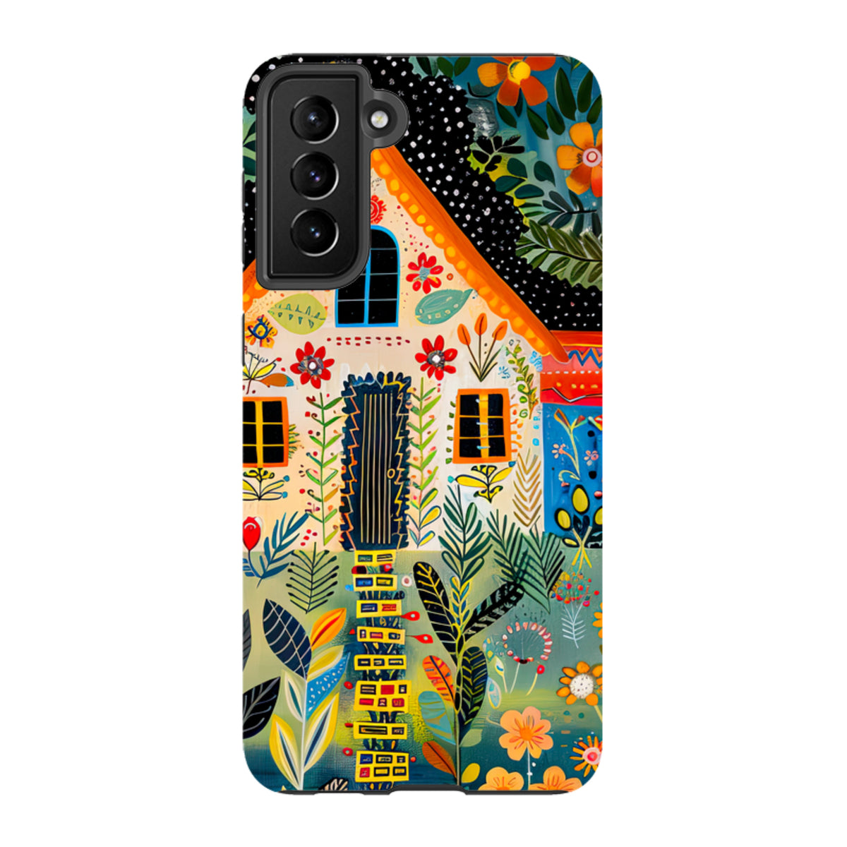 Samsung Tough Case - Folk Art House II