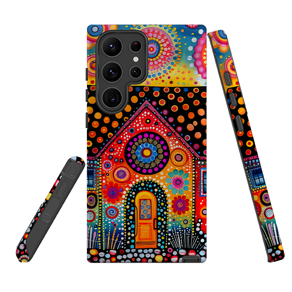 Samsung Tough Case - Folk Art House IV