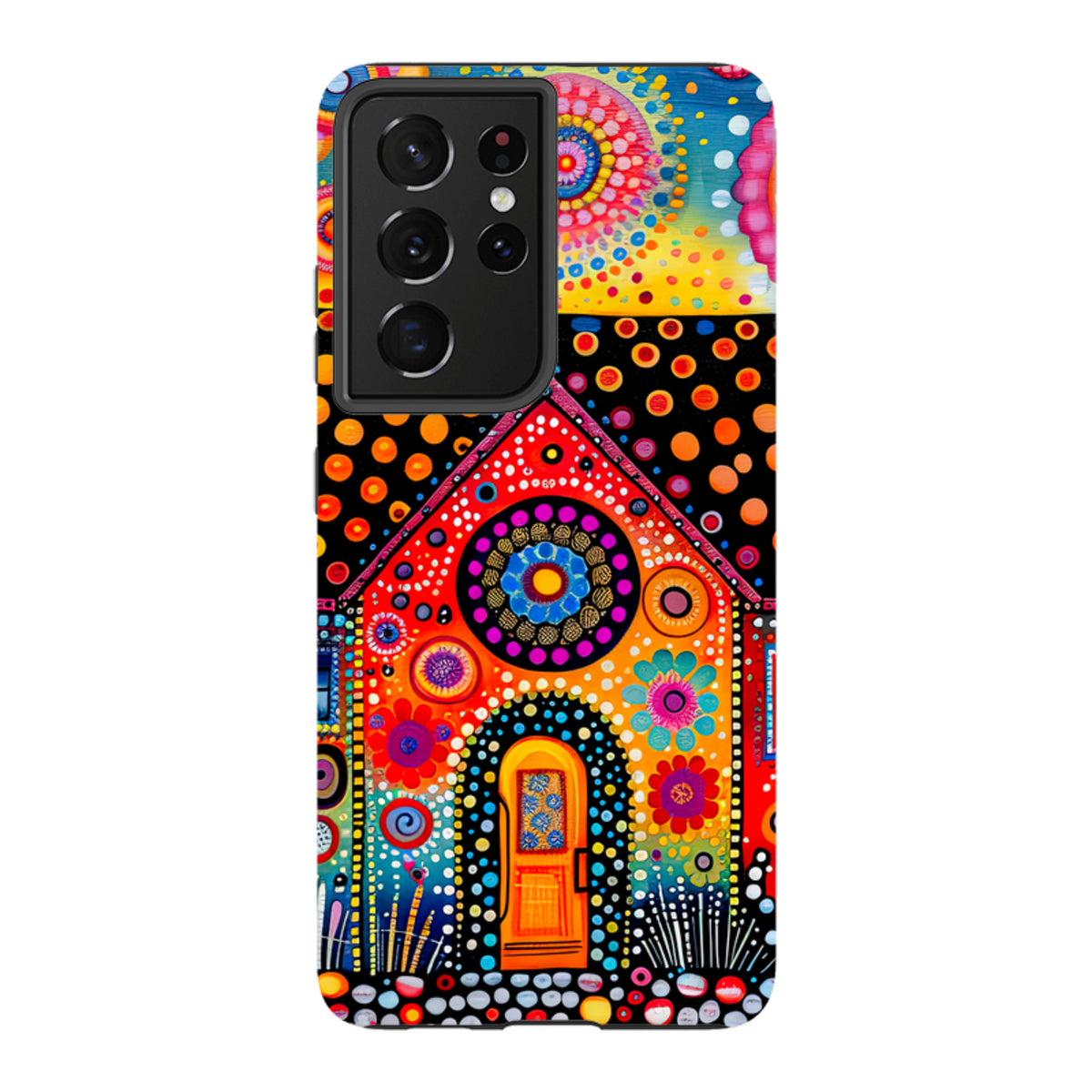 Samsung Tough Case - Folk Art House IV
