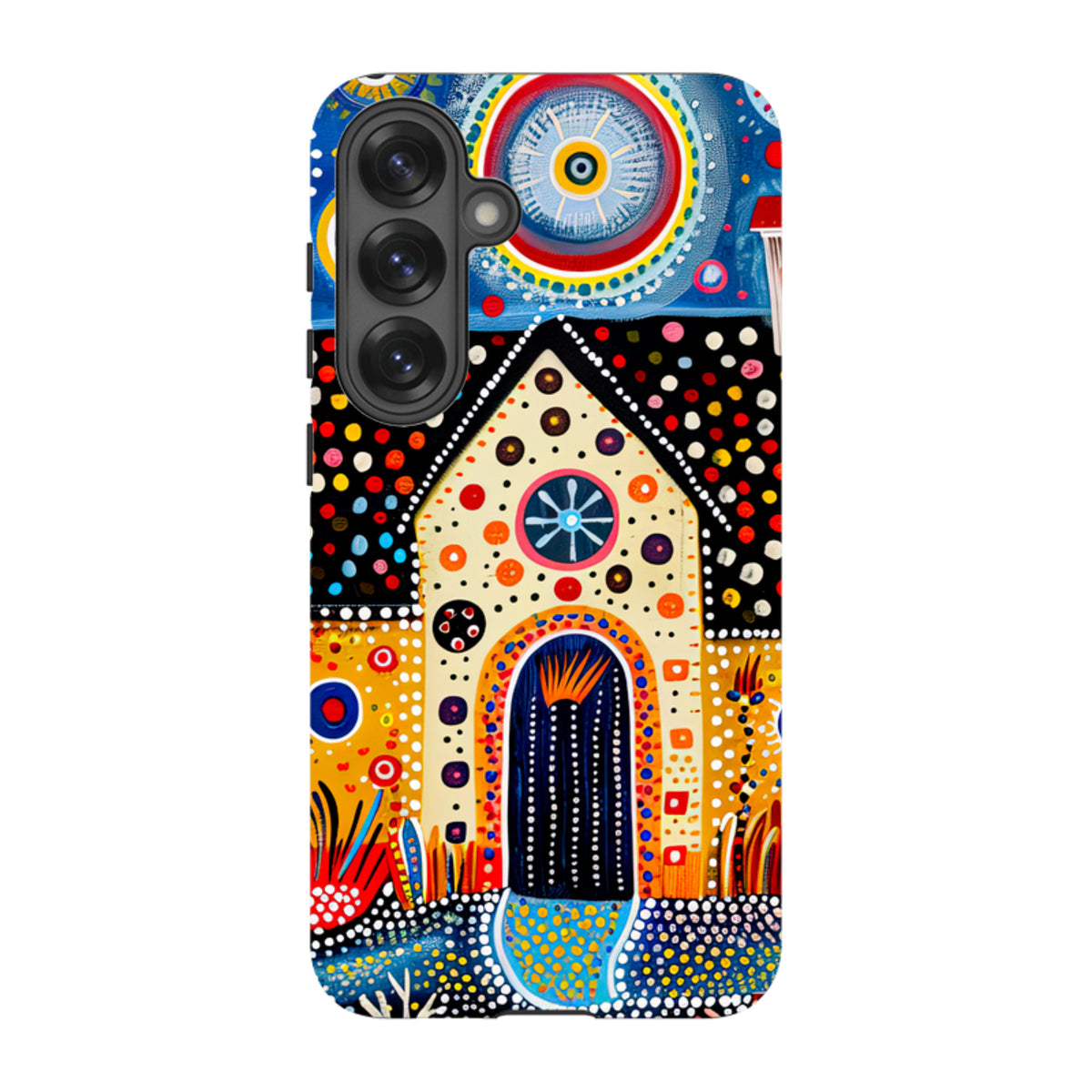 Samsung Tough Case - Folk Art House IX