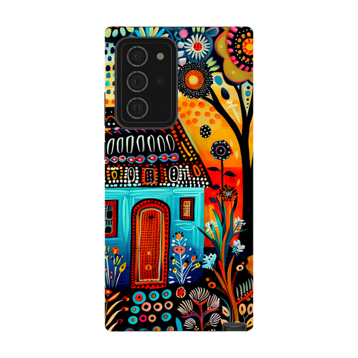 Samsung Tough Case - Folk Art House VI