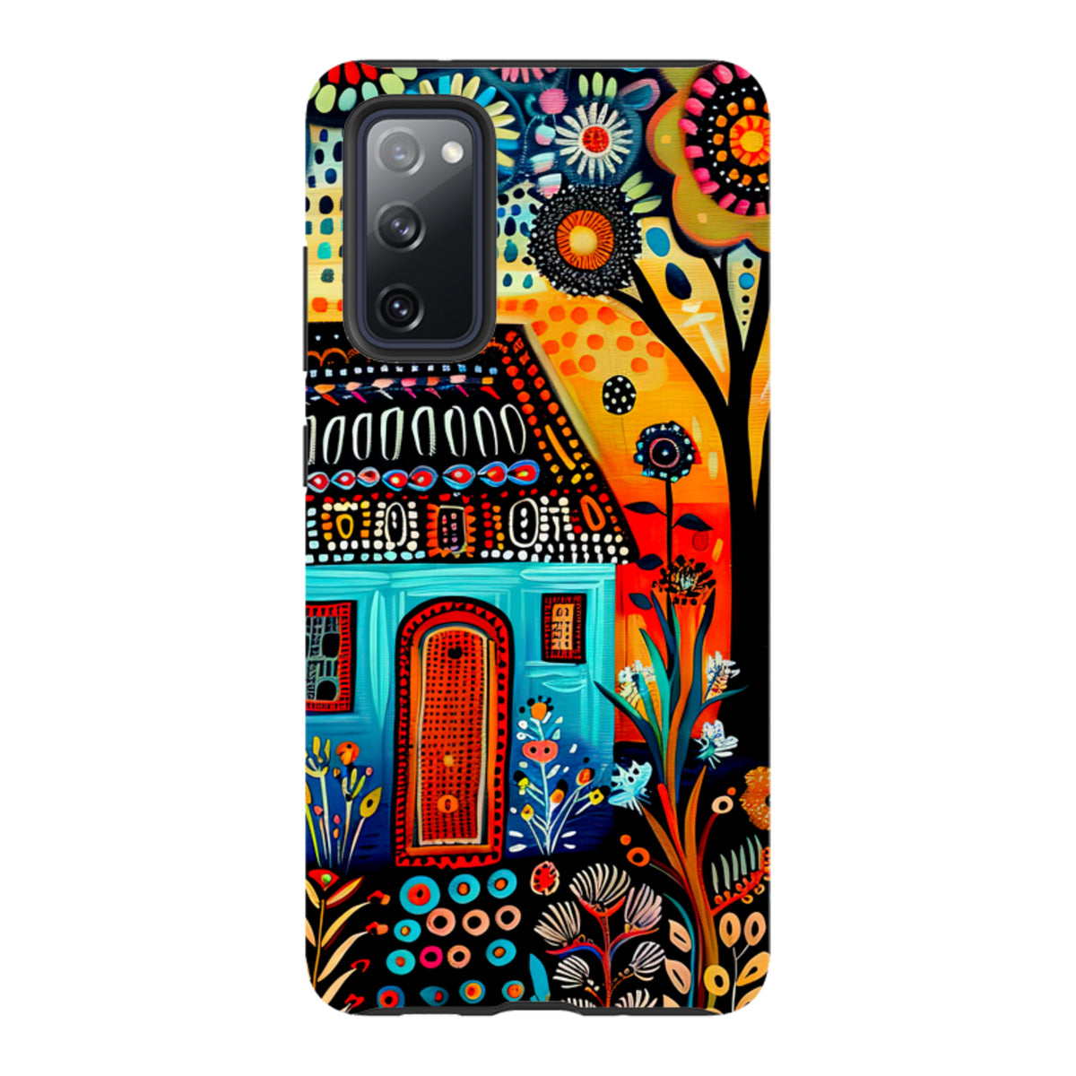 Samsung Tough Case - Folk Art House VI