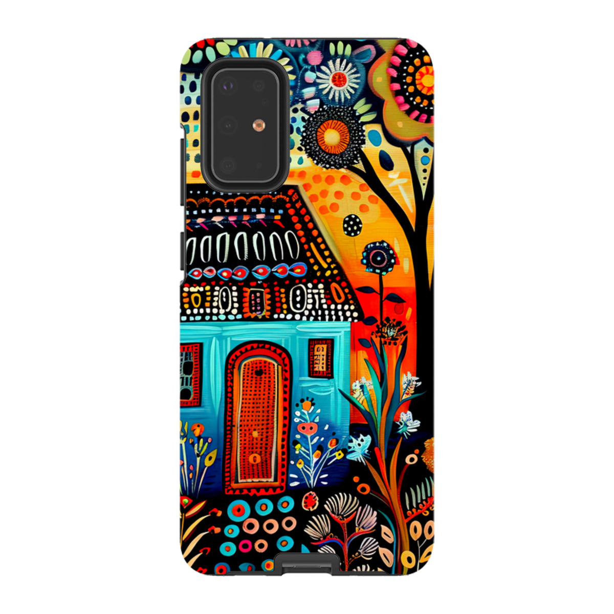 Samsung Tough Case - Folk Art House VI