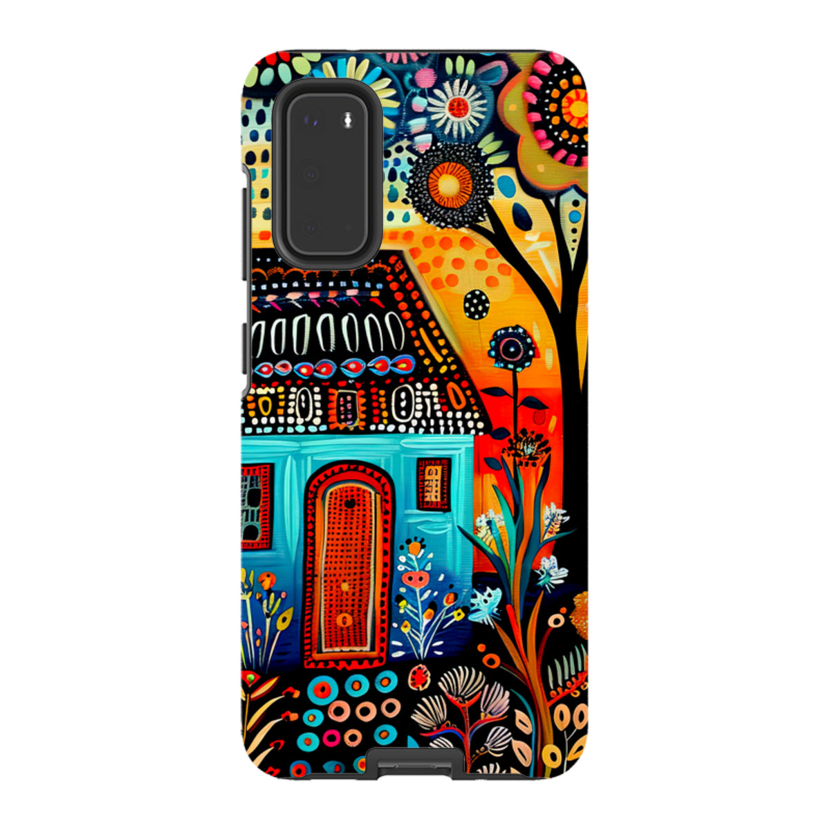 Samsung Tough Case - Folk Art House VI