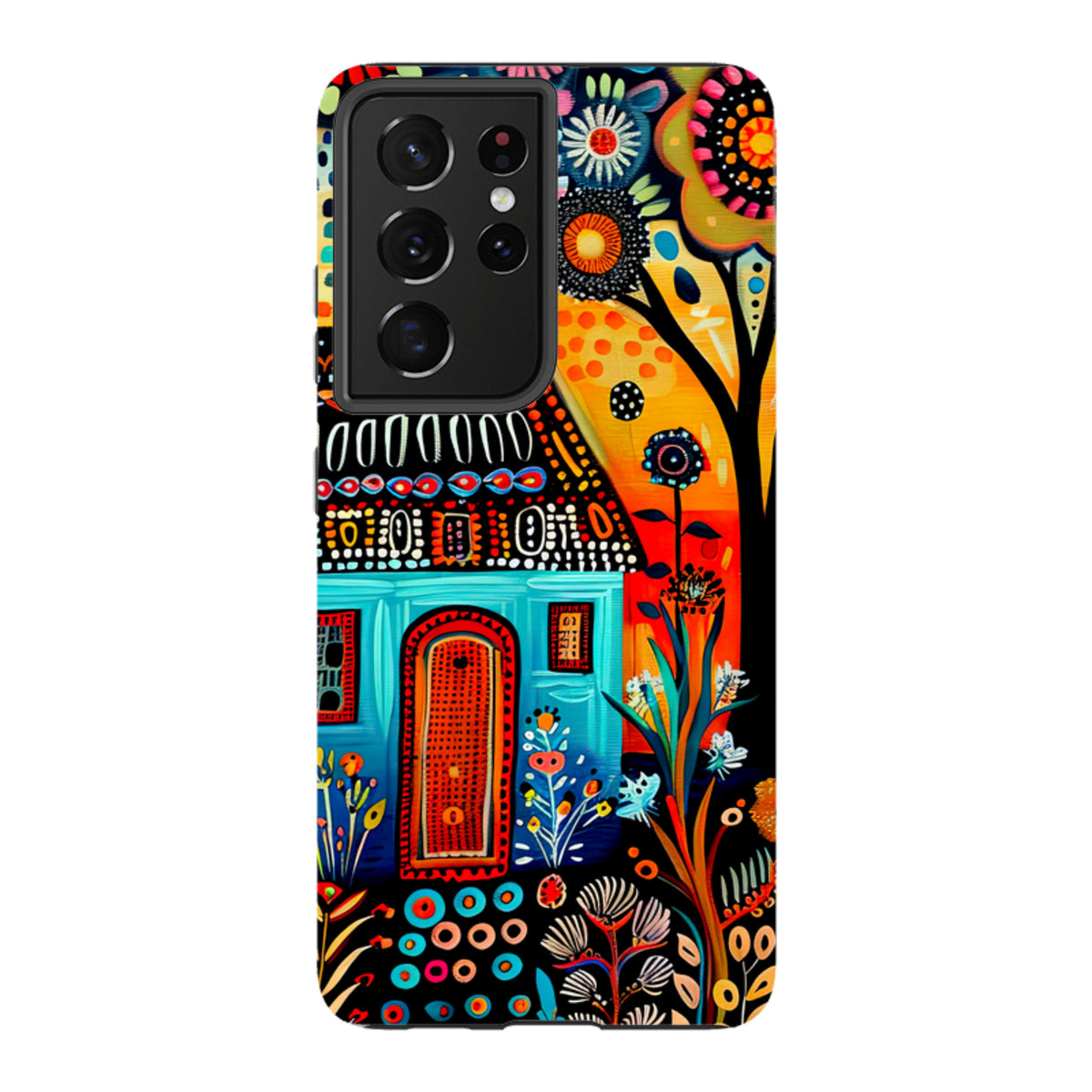 Samsung Tough Case - Folk Art House VI