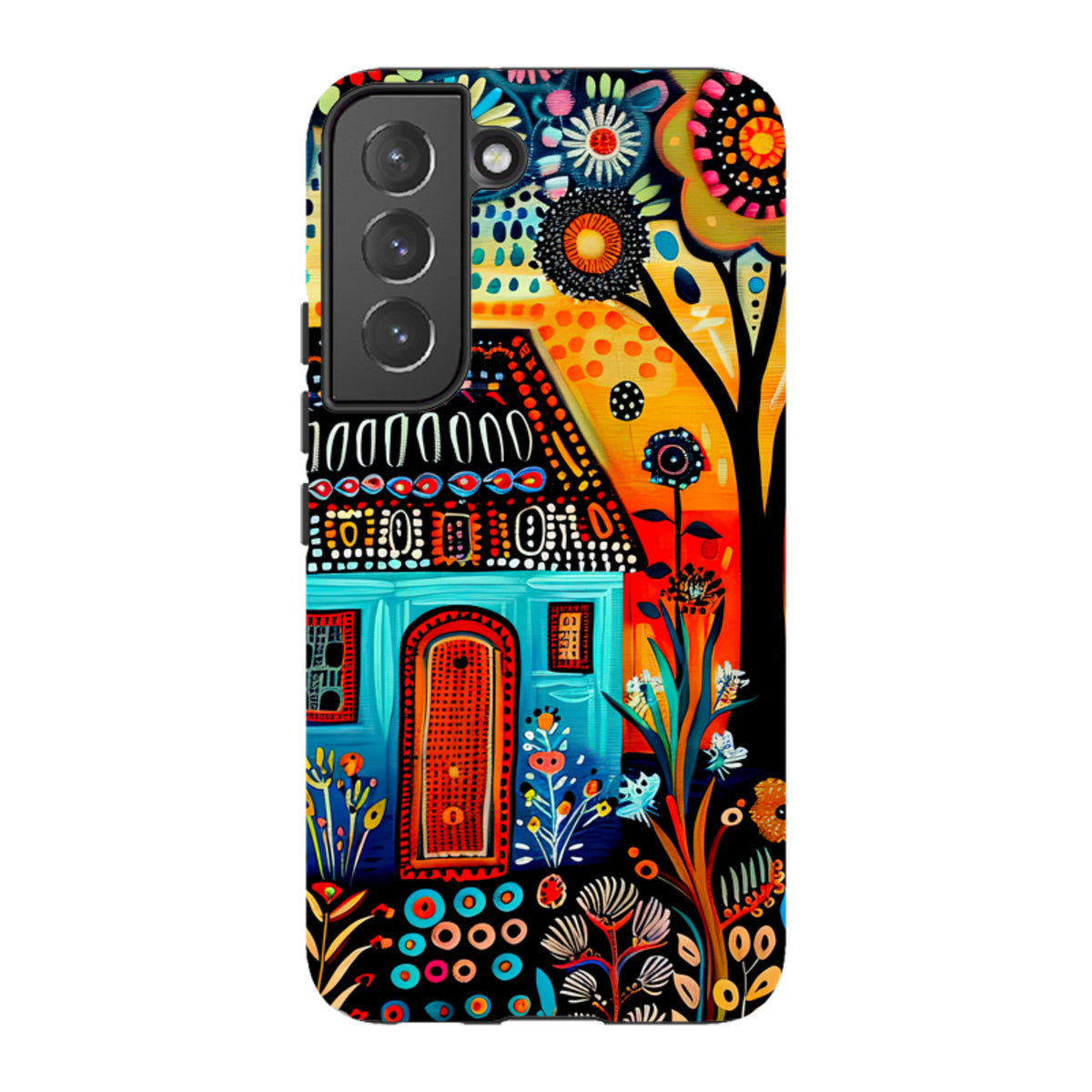Samsung Tough Case - Folk Art House VI