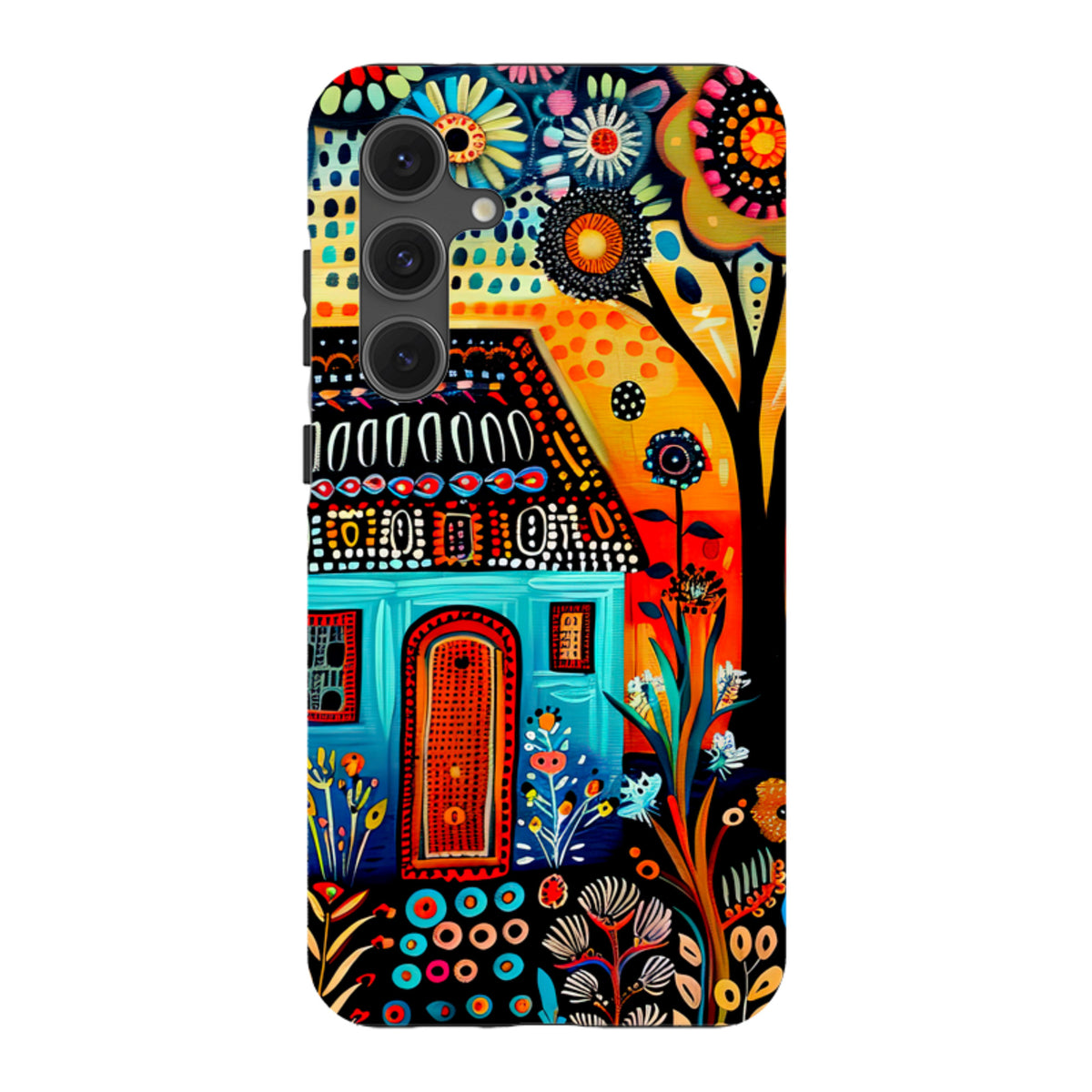 Samsung Tough Case - Folk Art House VI