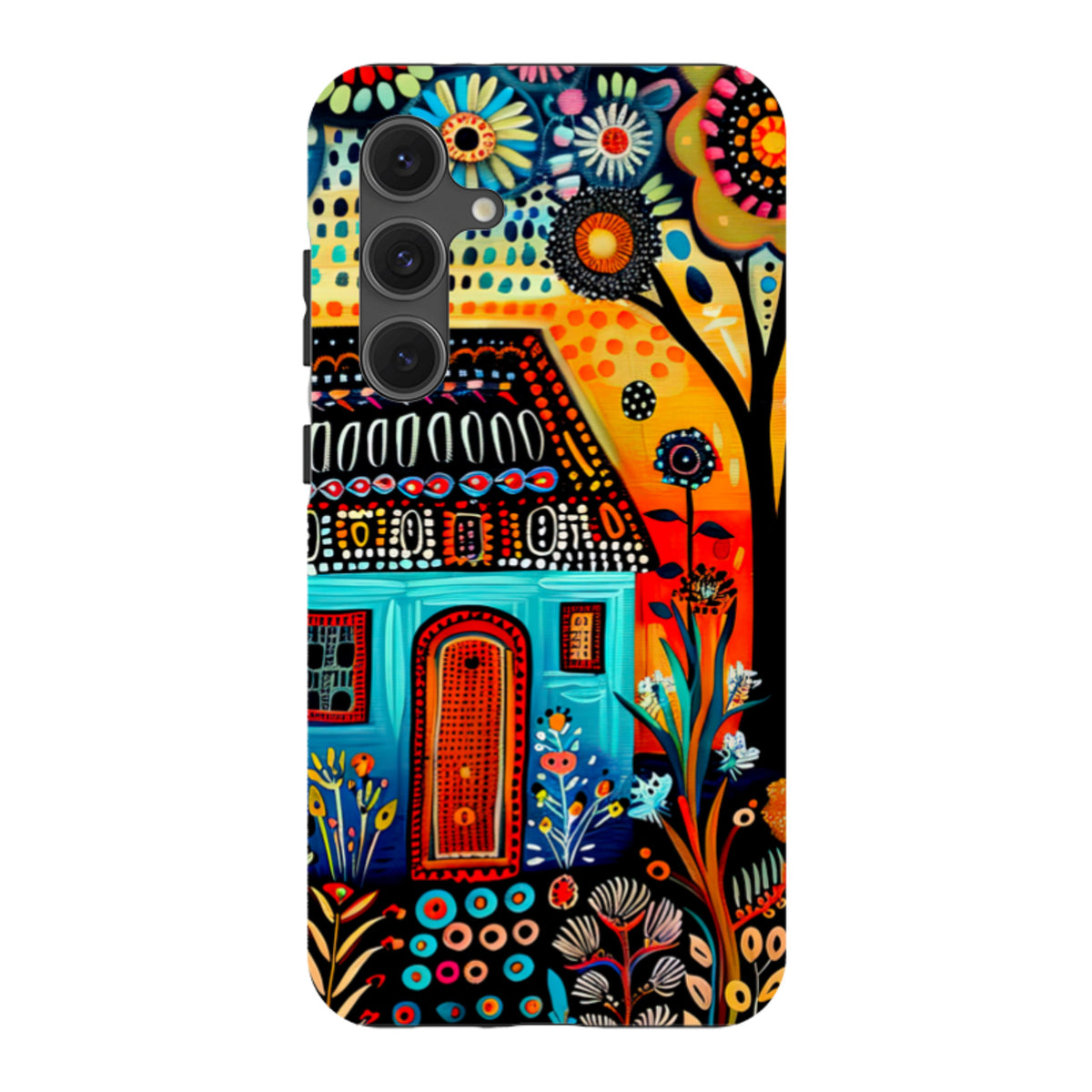 Samsung Tough Case - Folk Art House VI