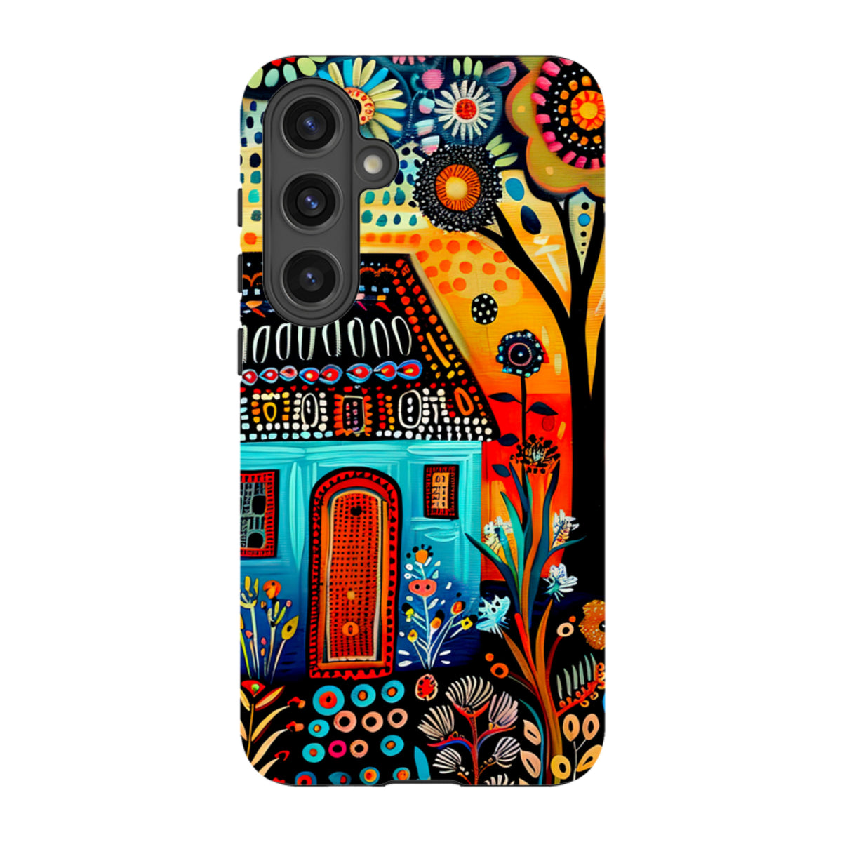 Samsung Tough Case - Folk Art House VI