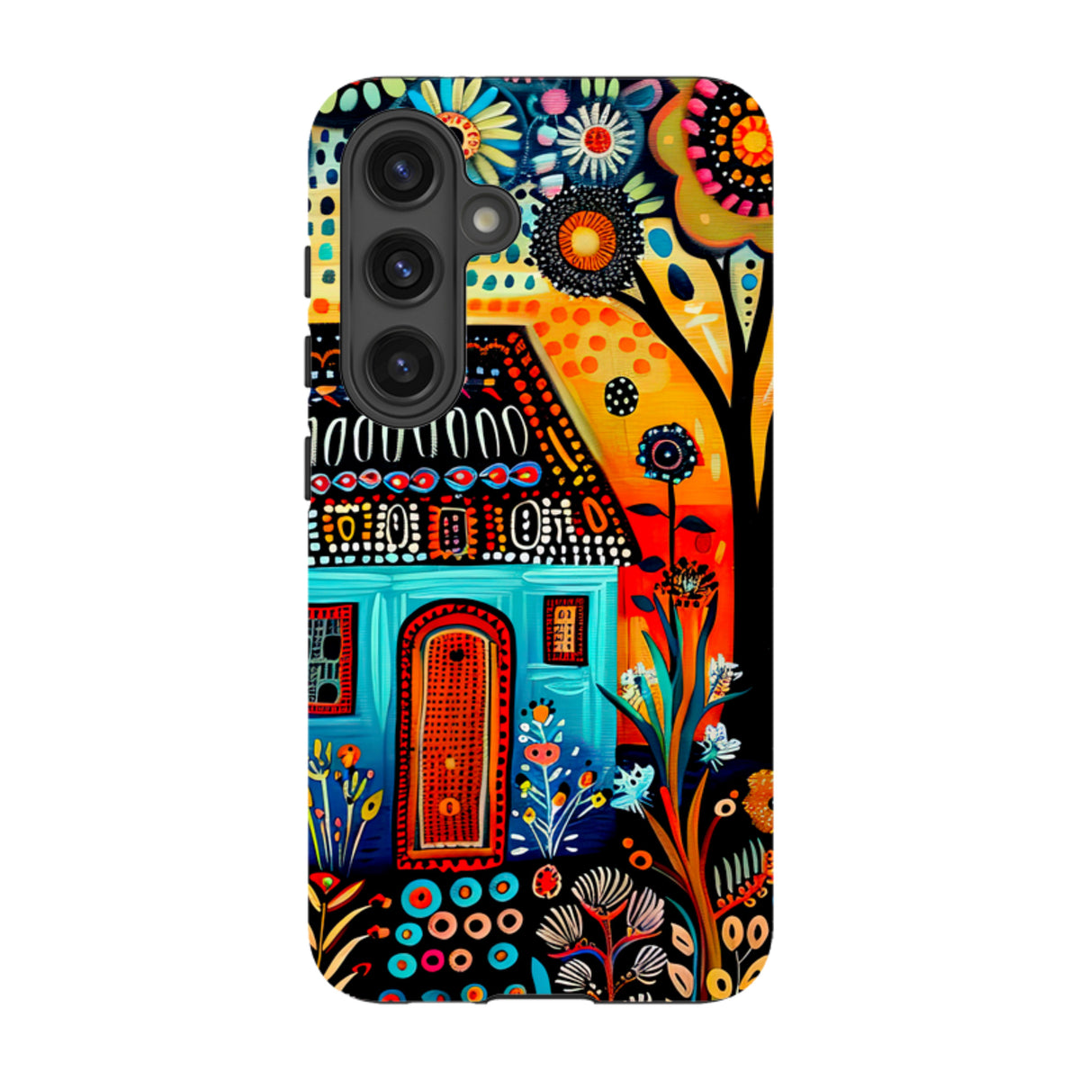Samsung Tough Case - Folk Art House VI