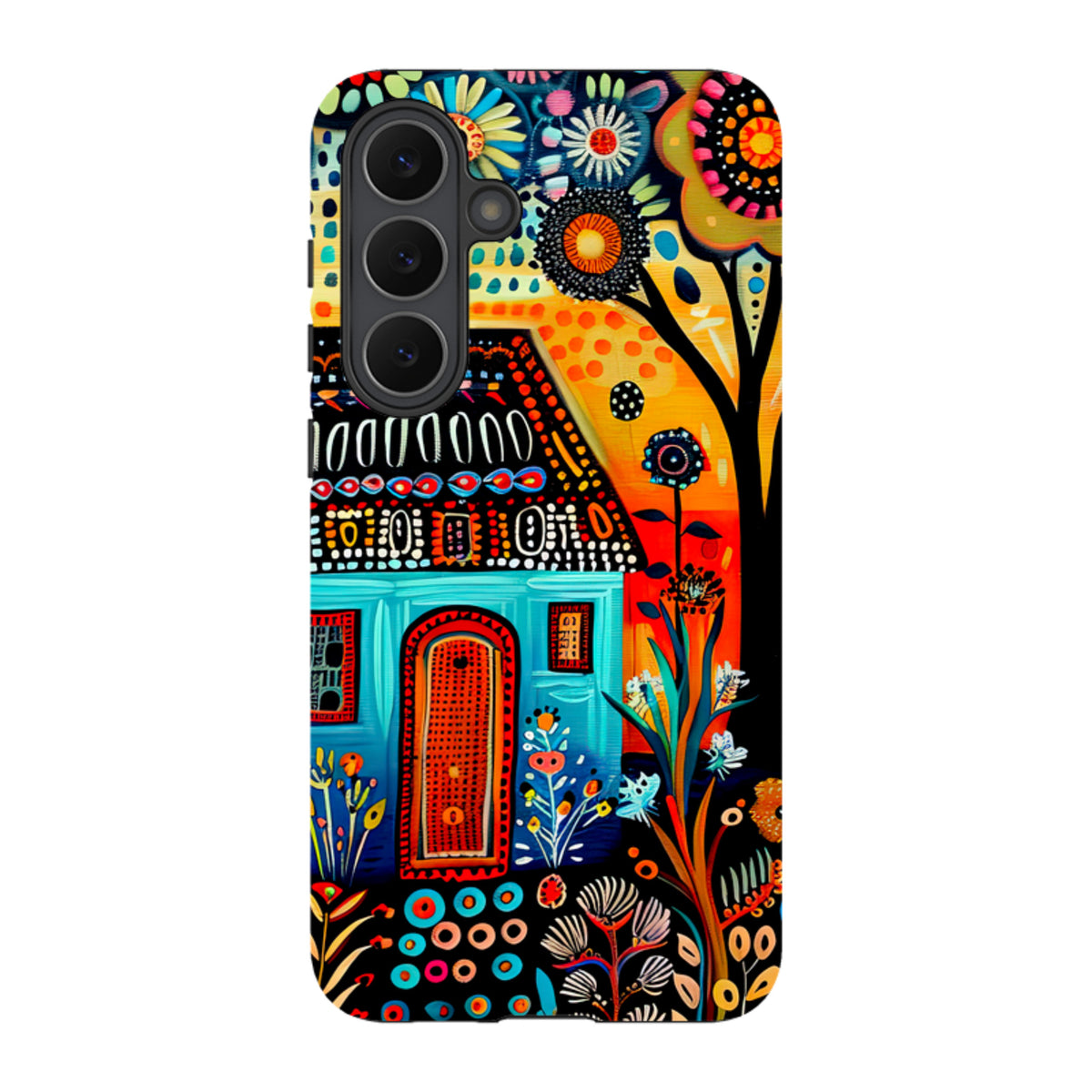 Samsung Tough Case - Folk Art House VI