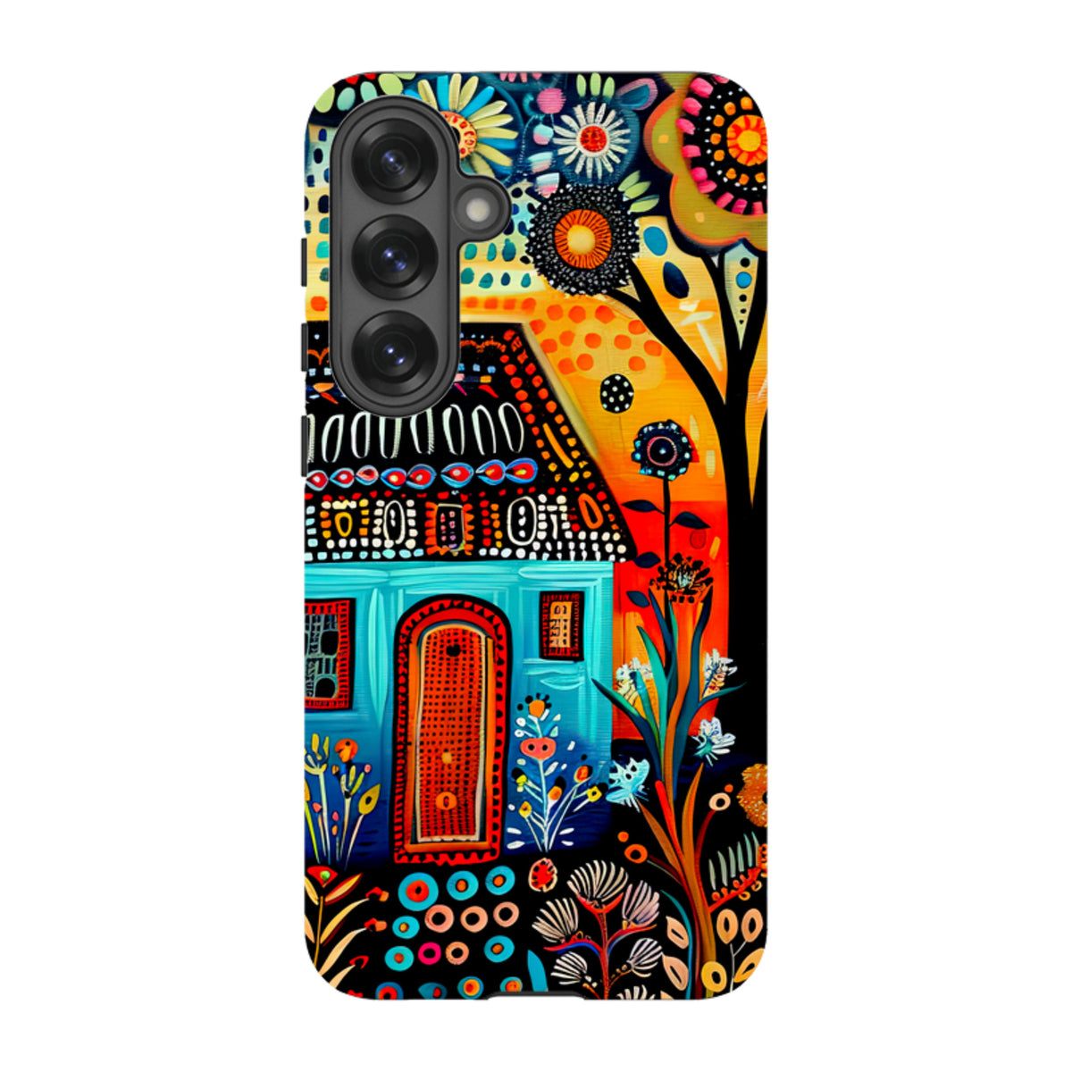 Samsung Tough Case - Folk Art House VI
