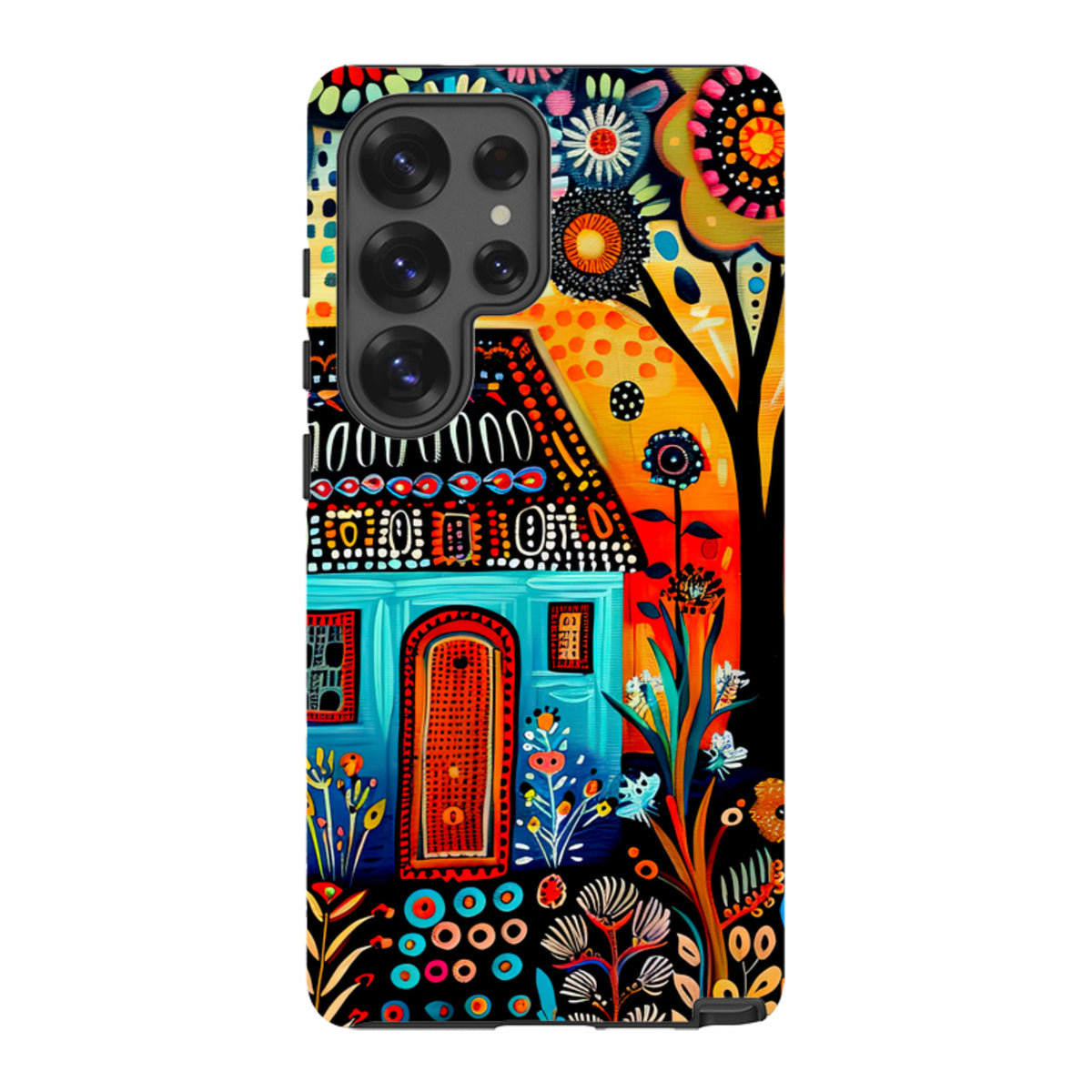 Samsung Tough Case - Folk Art House VI