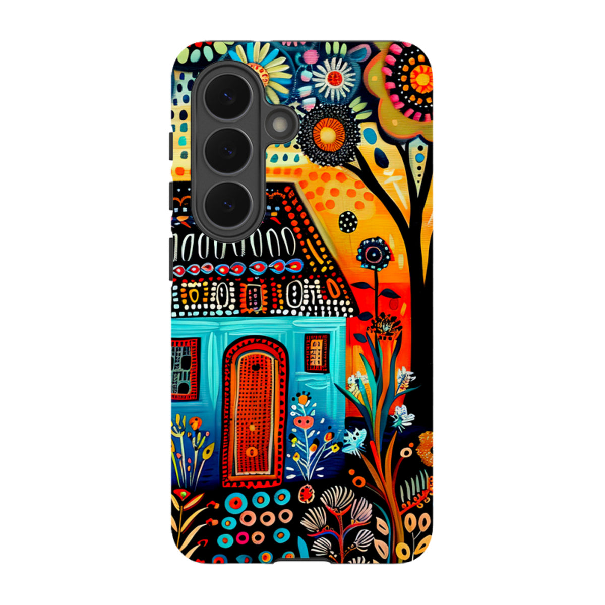 Samsung Tough Case - Folk Art House VI
