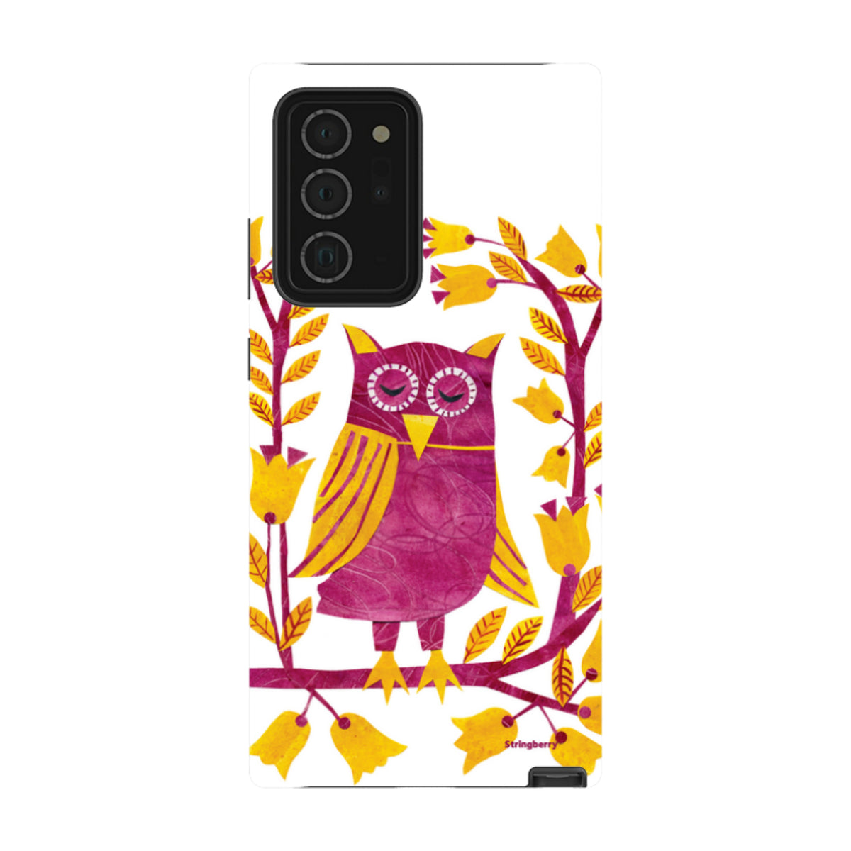 Samsung Tough Case - Folk Owl By Tracey English