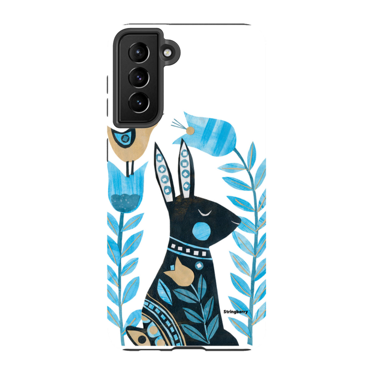 Samsung Tough Case - Folk Rabbit By Tracey English
