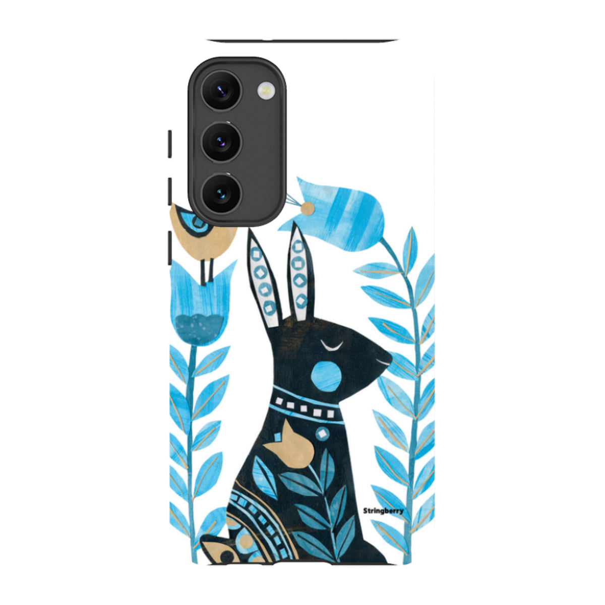 Samsung Tough Case - Folk Rabbit By Tracey English