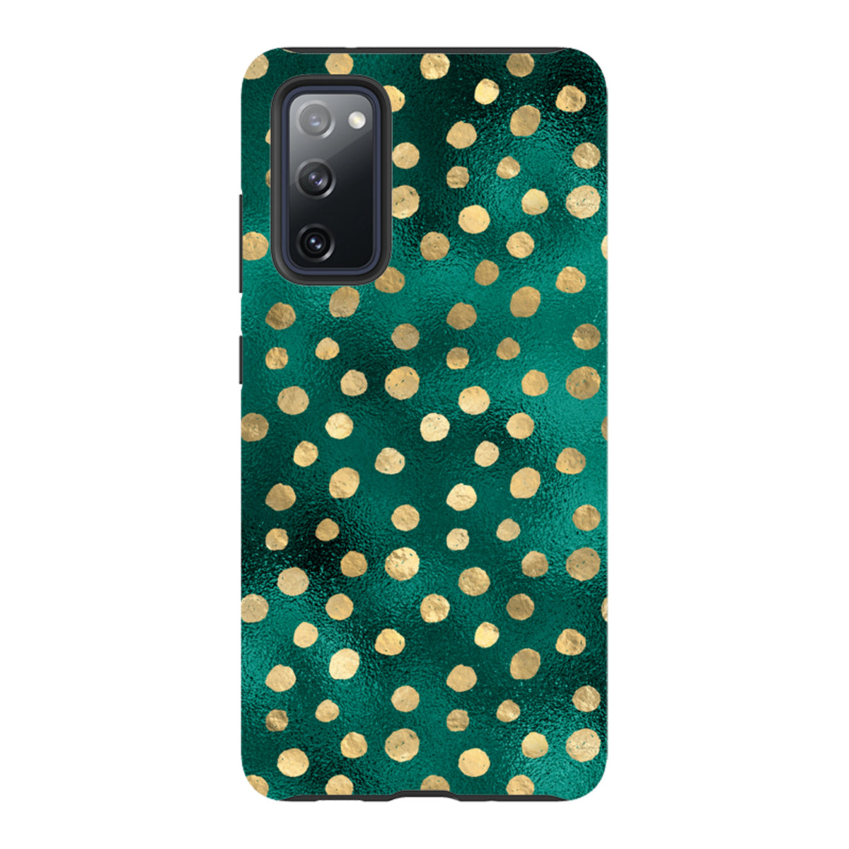 Samsung Tough Case - Forest and Gold Dots