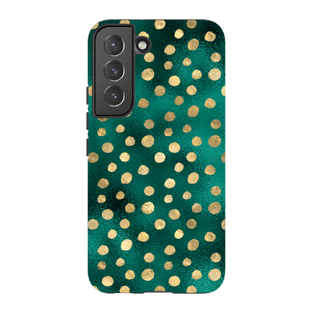 Samsung Tough Case - Forest and Gold Dots