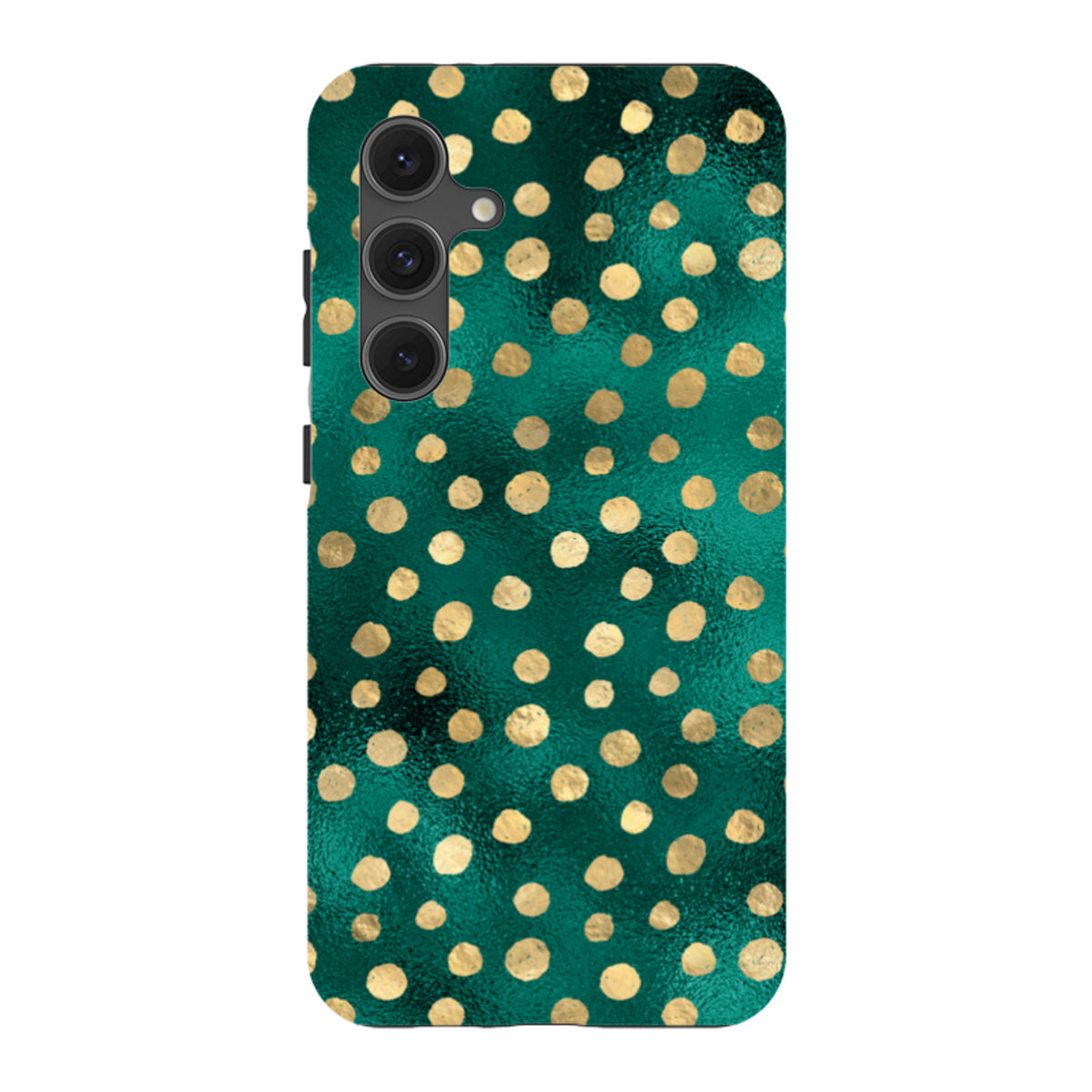 Samsung Tough Case - Forest and Gold Dots