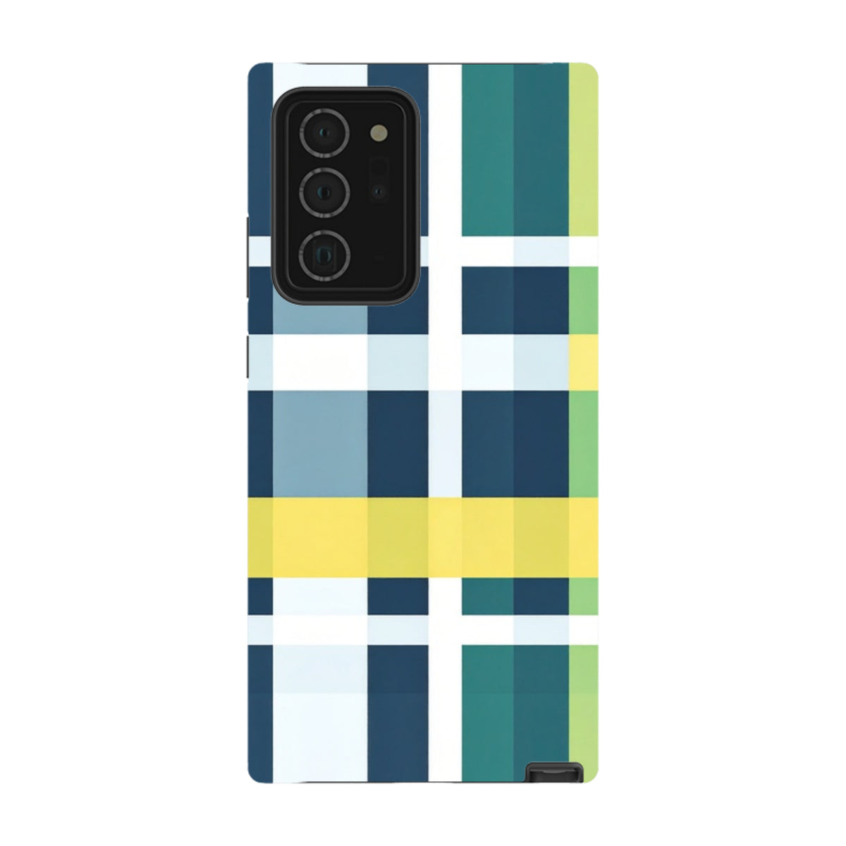 Samsung Tough Case -Forest Gingham
