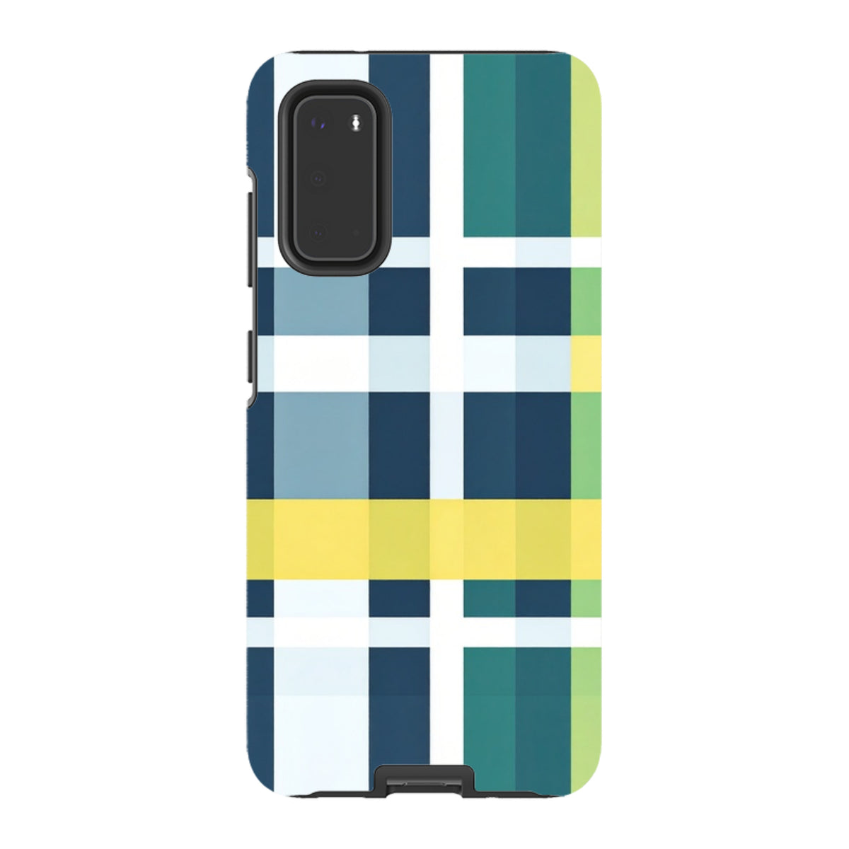 Samsung Tough Case -Forest Gingham