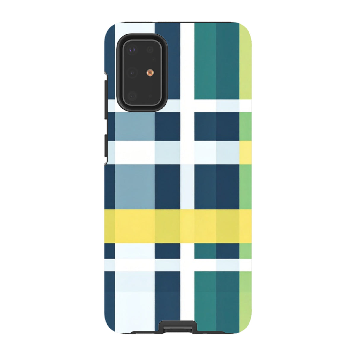 Samsung Tough Case -Forest Gingham