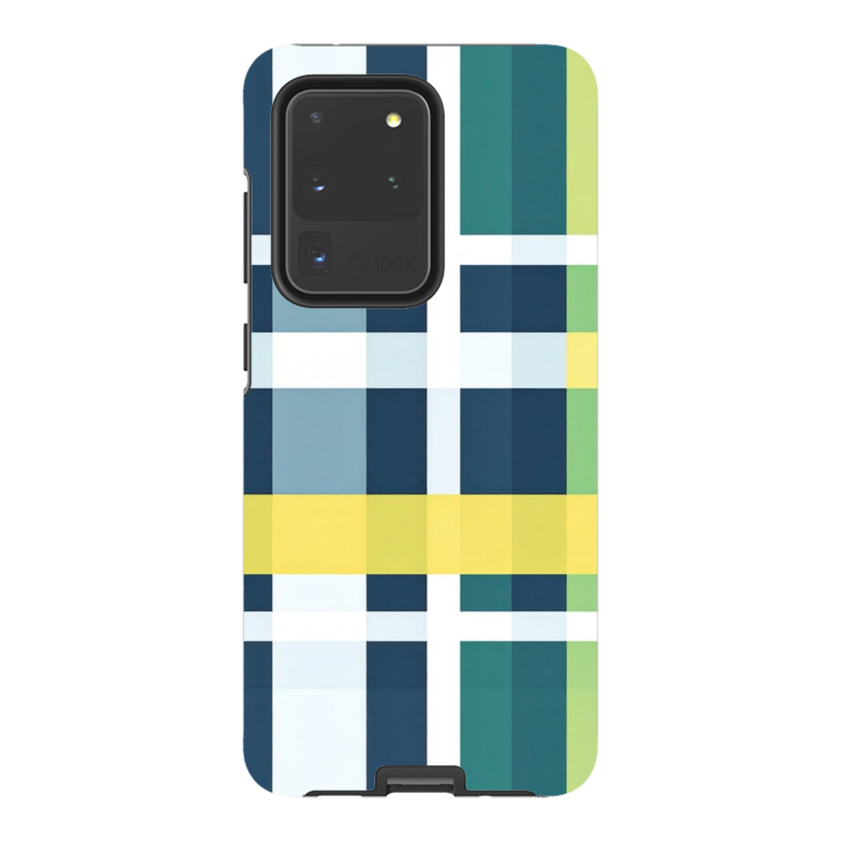Samsung Tough Case -Forest Gingham