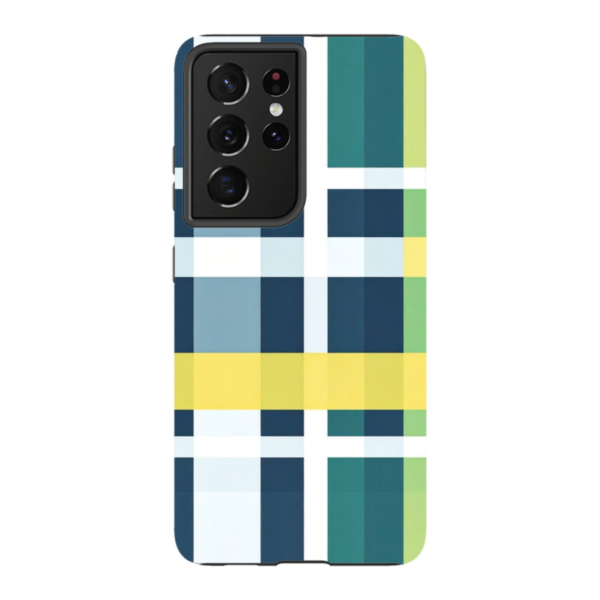 Samsung Tough Case -Forest Gingham
