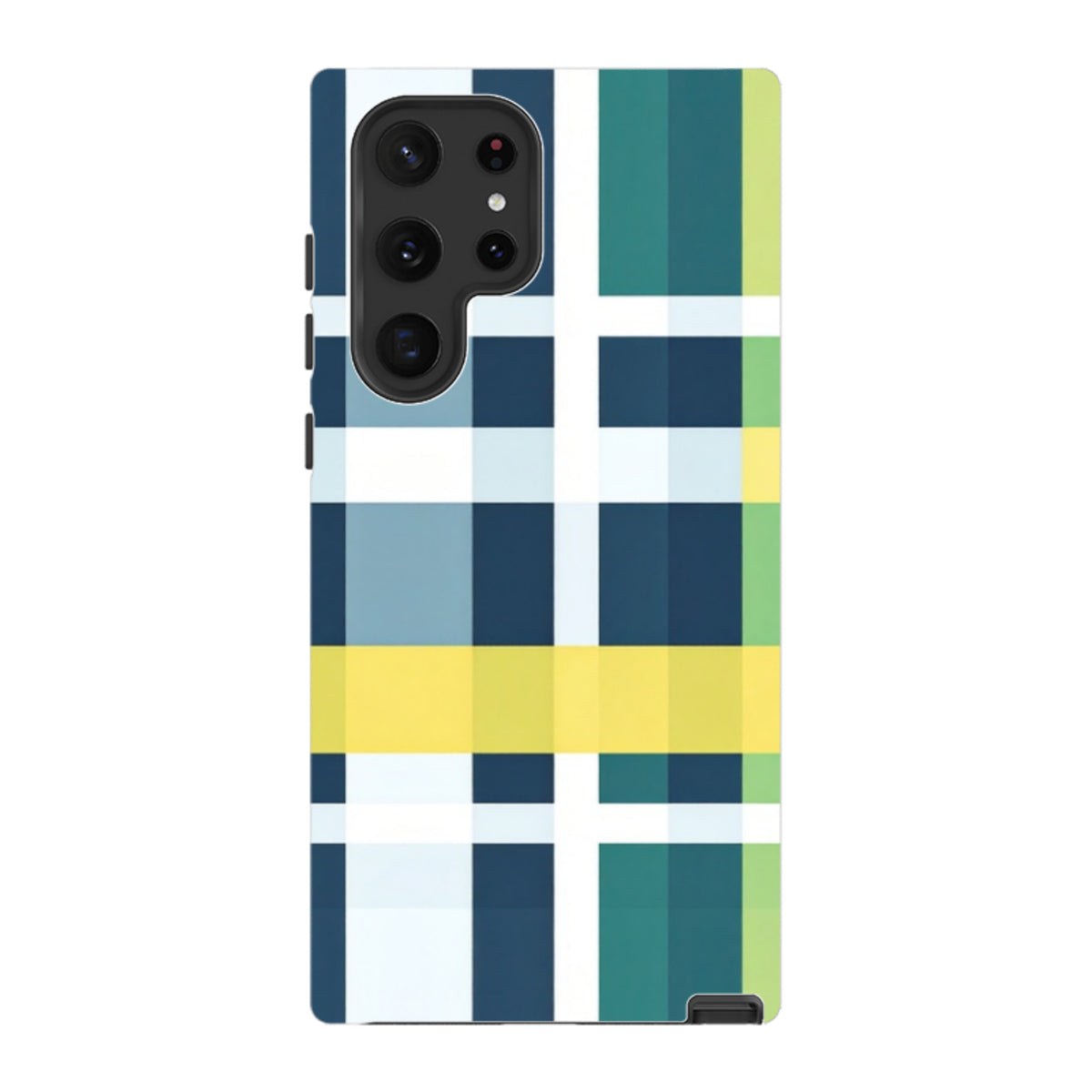 Samsung Tough Case -Forest Gingham