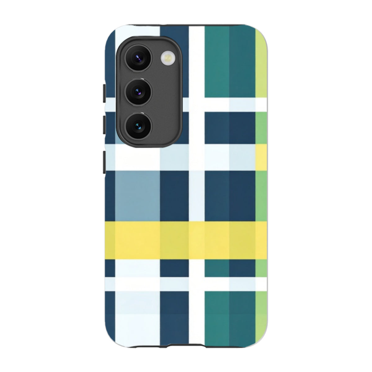 Samsung Tough Case -Forest Gingham