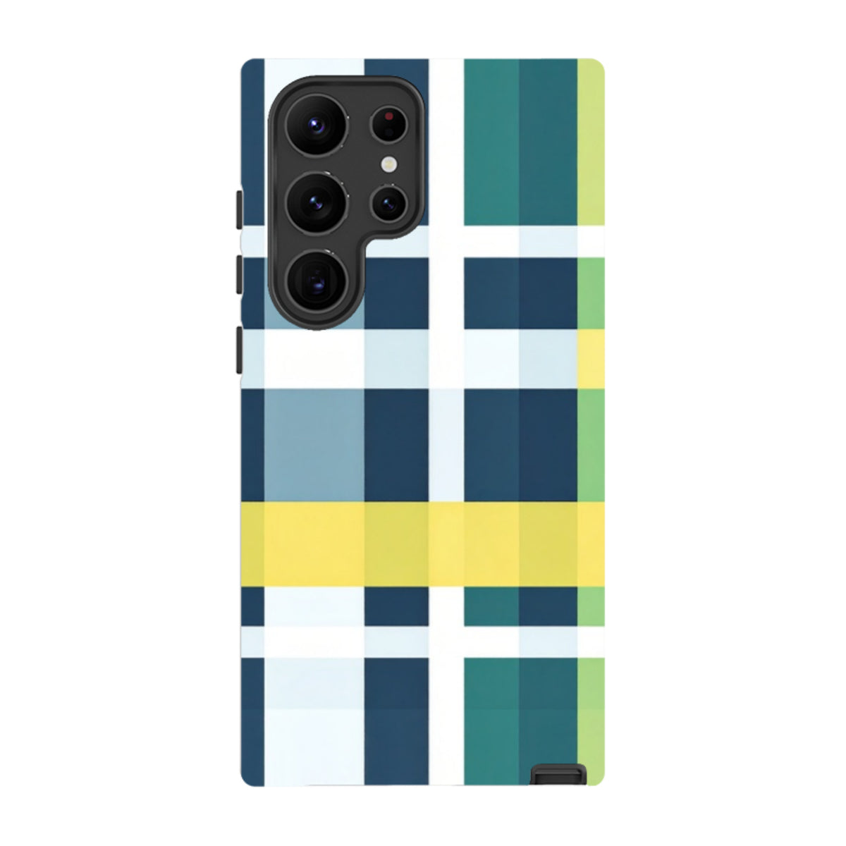 Samsung Tough Case -Forest Gingham