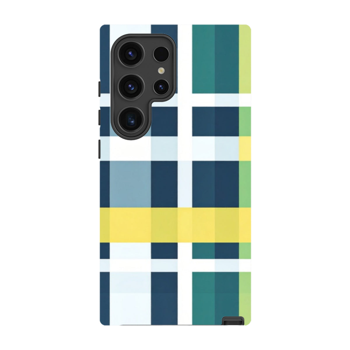 Samsung Tough Case -Forest Gingham