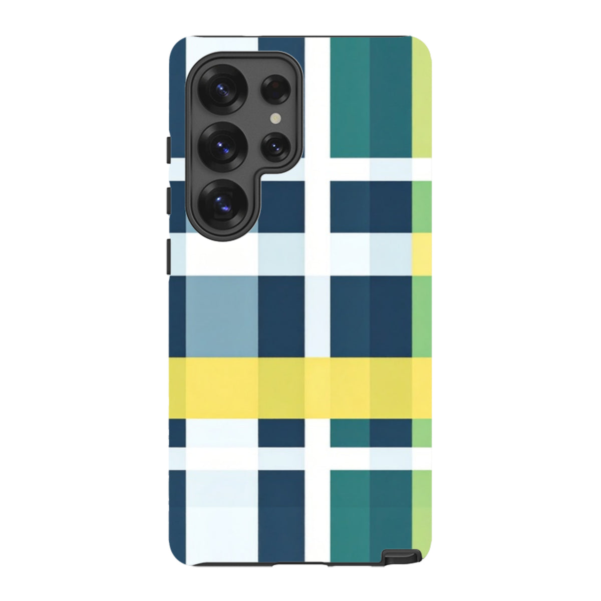 Samsung Tough Case -Forest Gingham