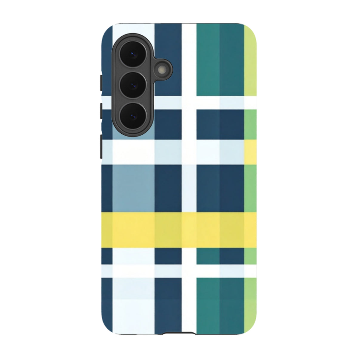 Samsung Tough Case -Forest Gingham