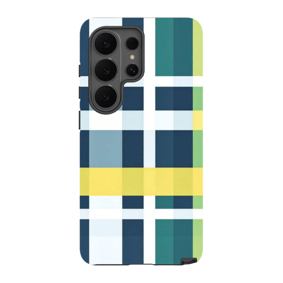 Samsung Tough Case -Forest Gingham