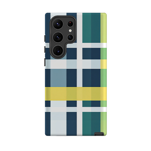 Samsung Tough Case -Forest Gingham