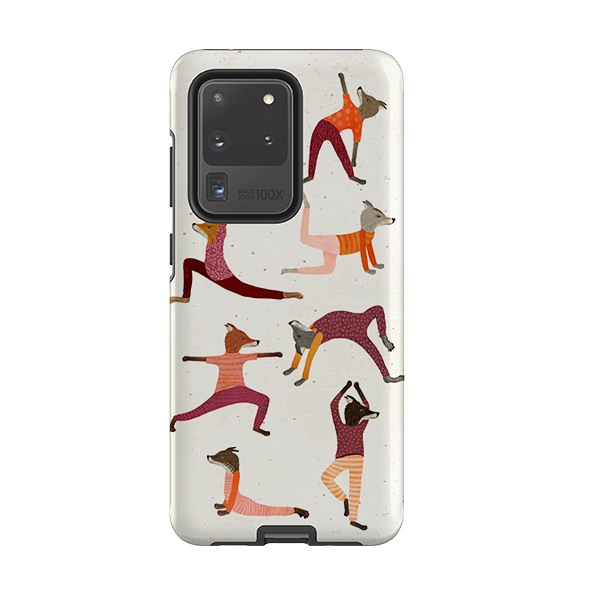 Samsung Tough Case - Fox Yoga By Katherine Quinn