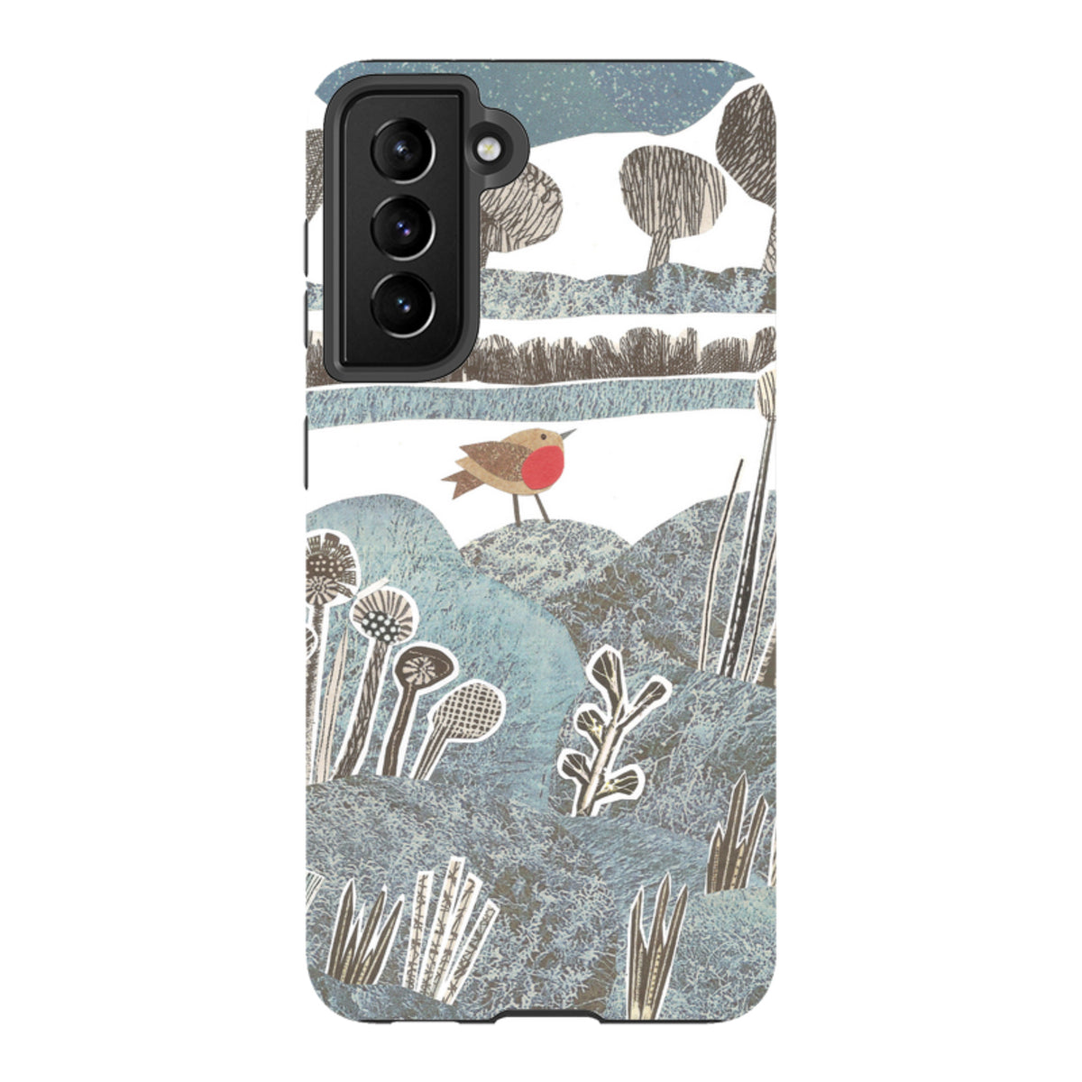 Samsung Tough Case - Frost Robin By Jane Robbins