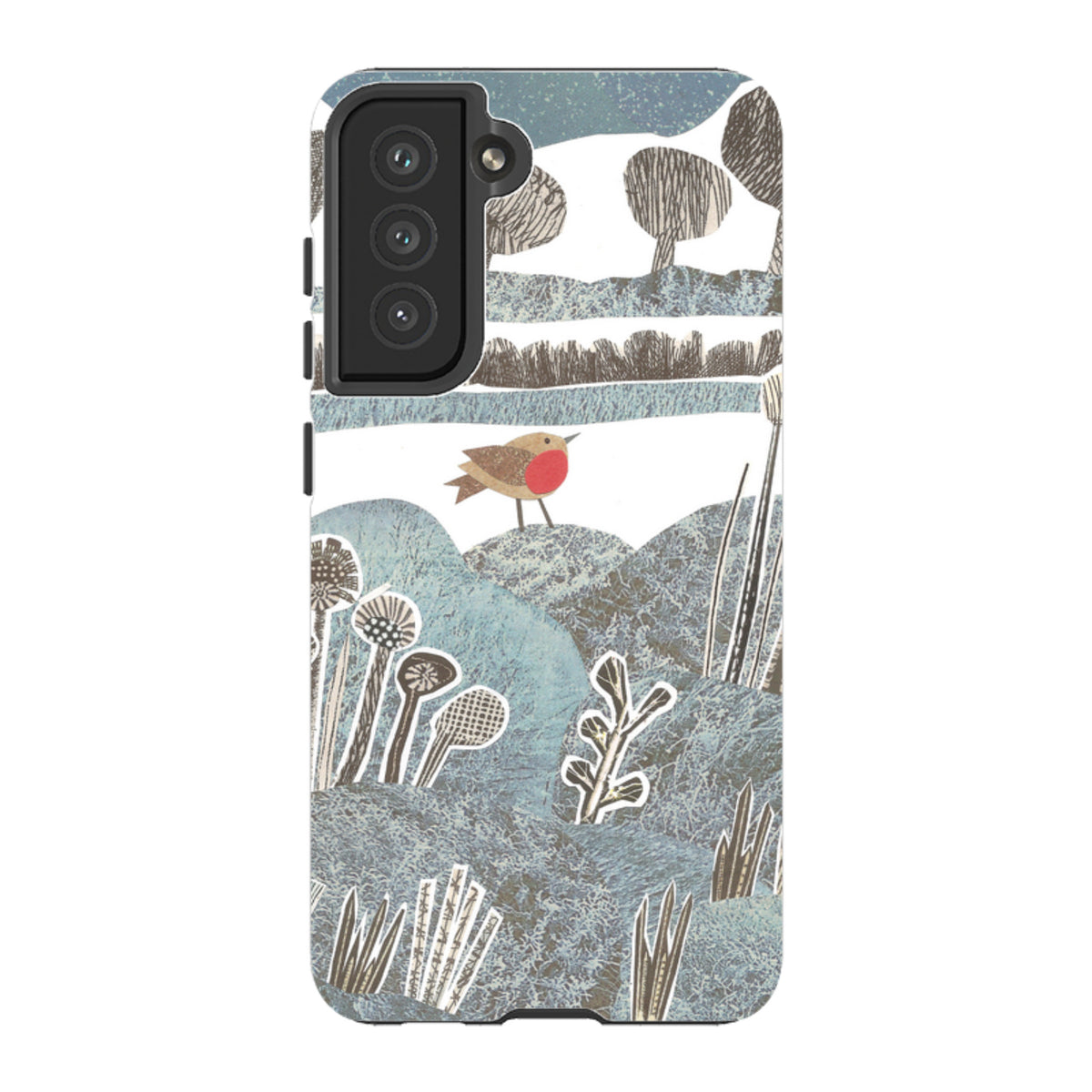 Samsung Tough Case - Frost Robin By Jane Robbins