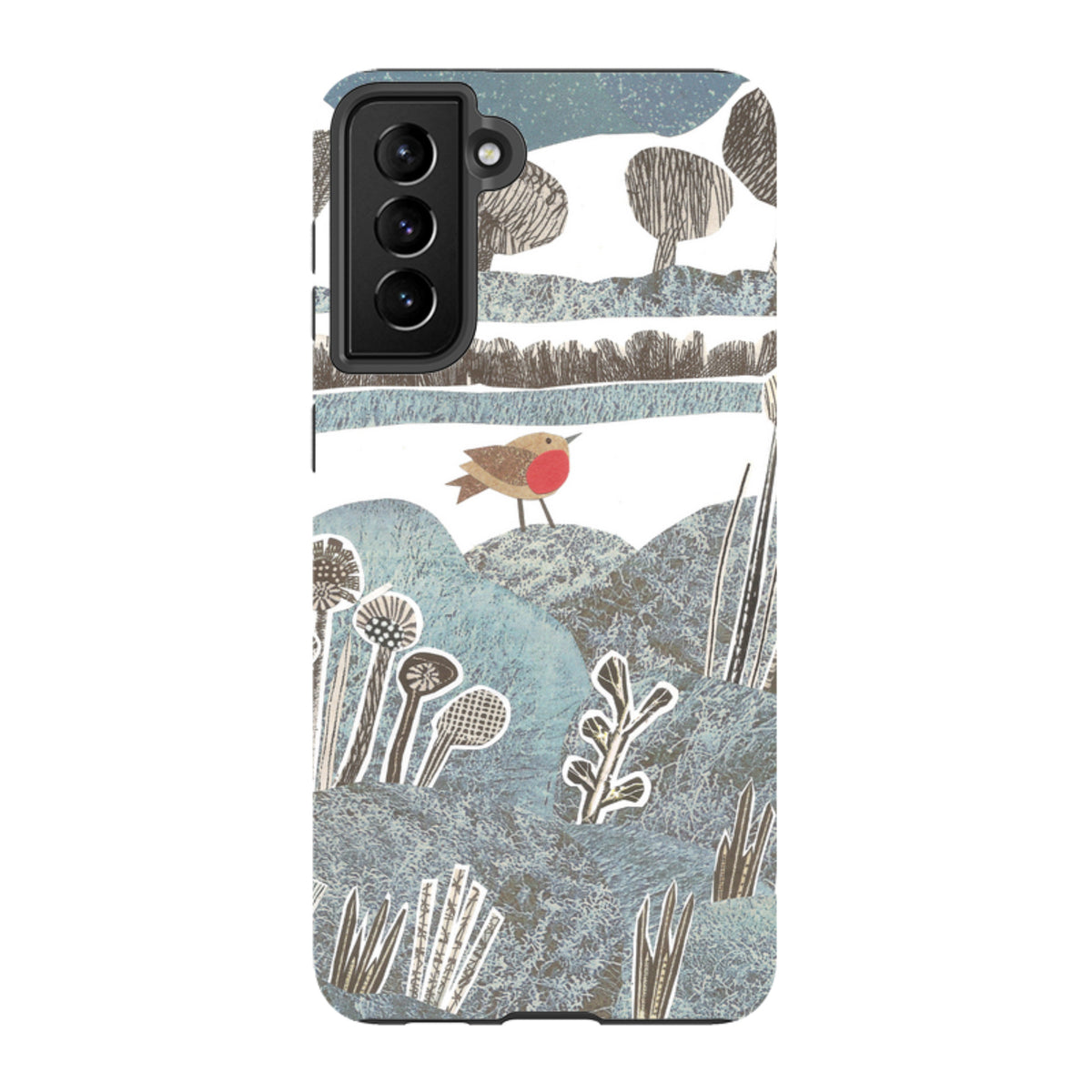 Samsung Tough Case - Frost Robin By Jane Robbins