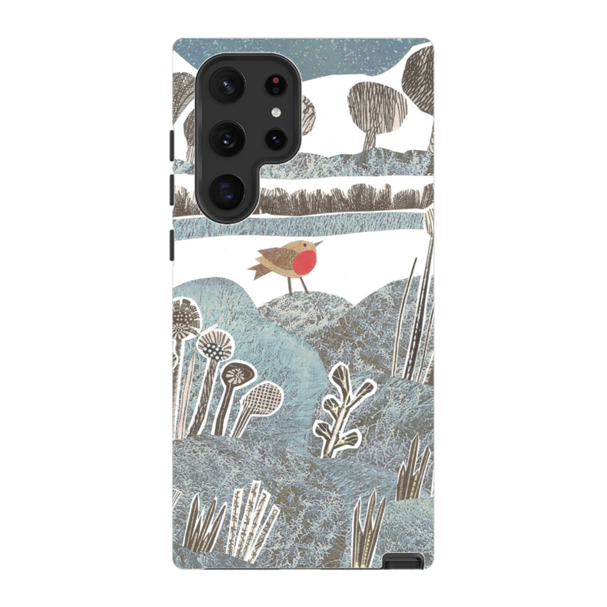 Samsung Tough Case - Frost Robin By Jane Robbins