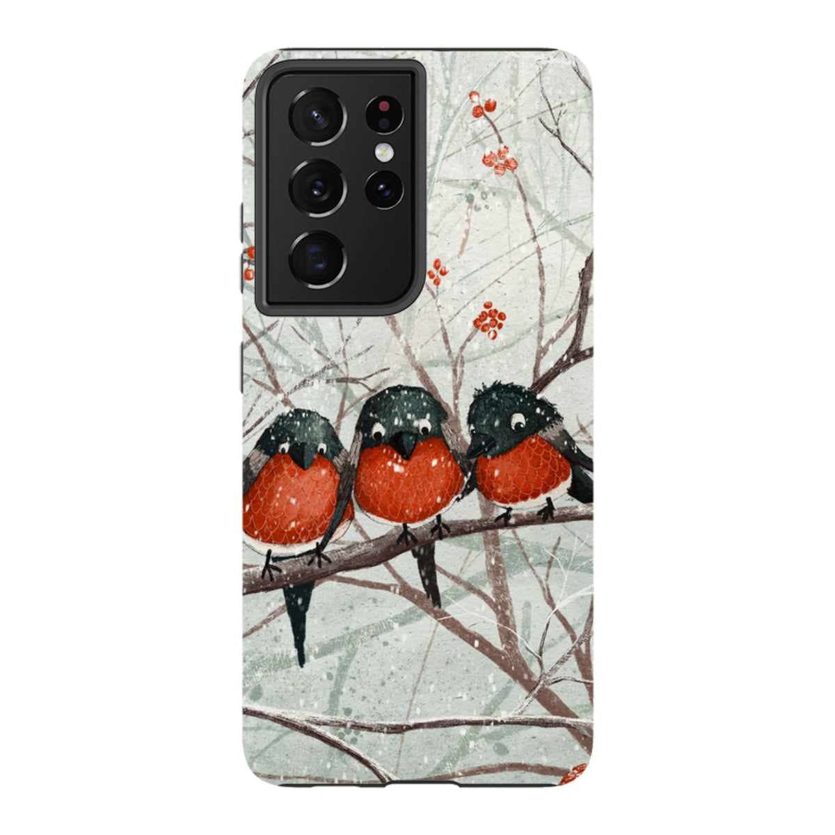 Samsung Tough Case - Frosted Branches By Maja Lindberg