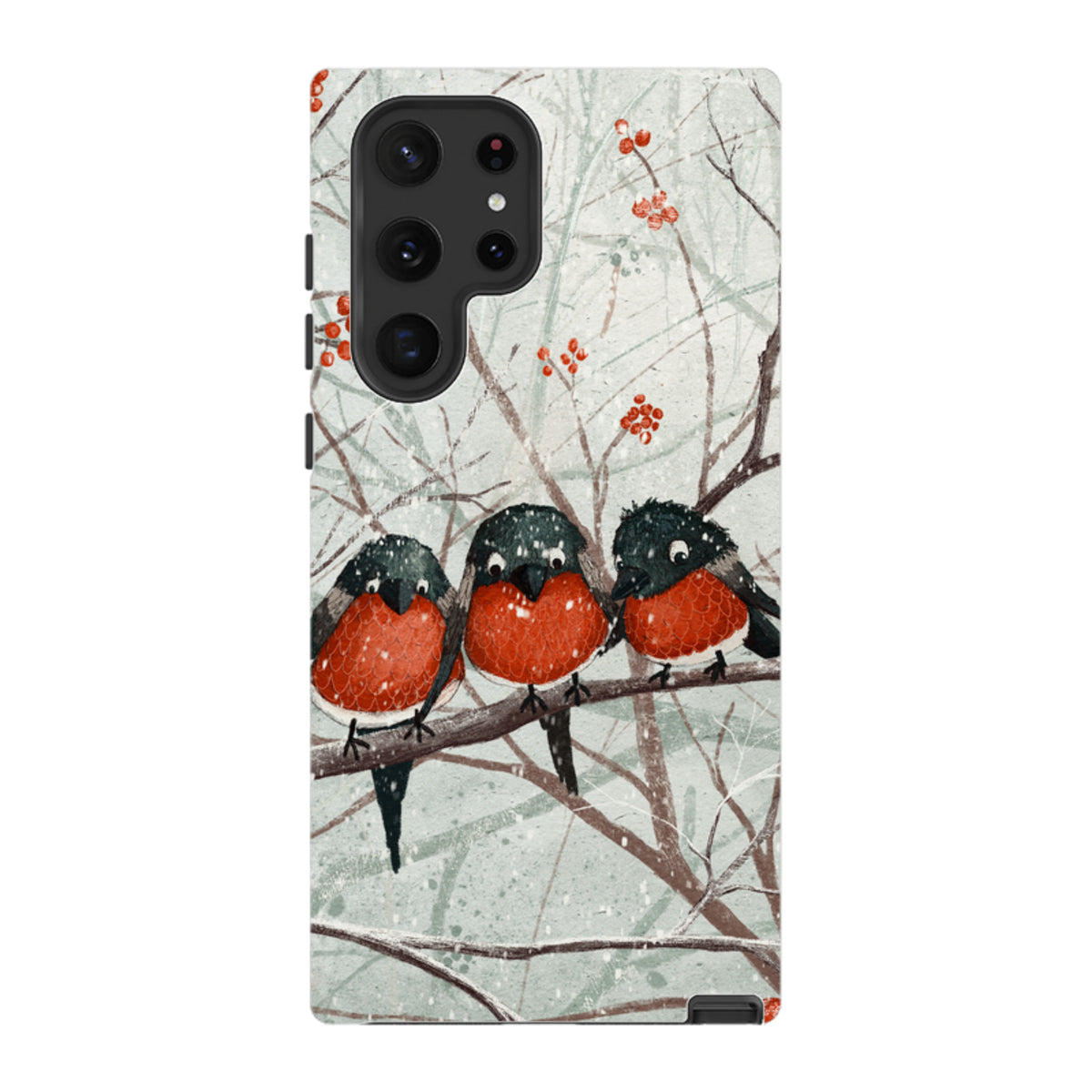 Samsung Tough Case - Frosted Branches By Maja Lindberg