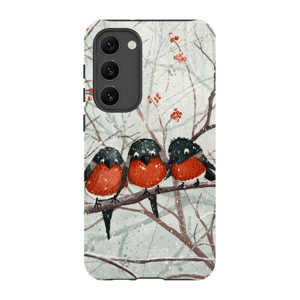Samsung Tough Case - Frosted Branches By Maja Lindberg