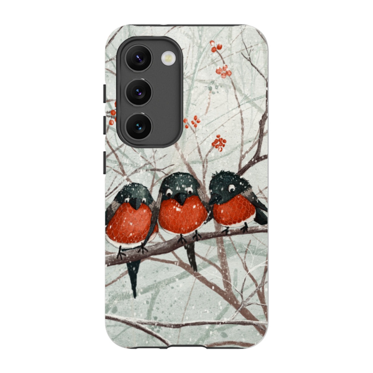 Samsung Tough Case - Frosted Branches By Maja Lindberg